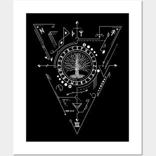 Yggdrasil - Tree of Life | Norse Pagan Symbol Posters and Art